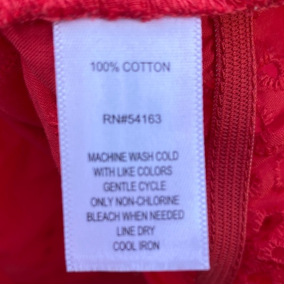 Marc New York Eyelet Blouse Set - Red and Purple - Picture 7 of 10